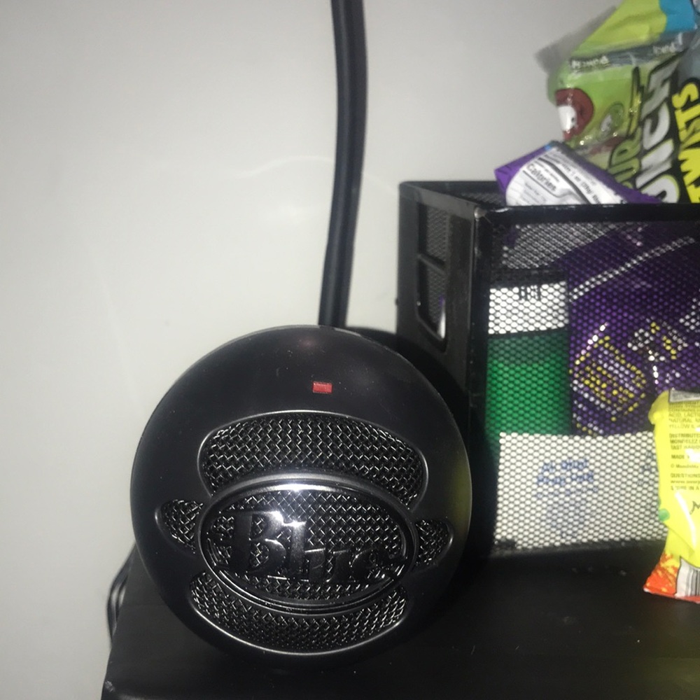 USB plug and play snowball blue mic